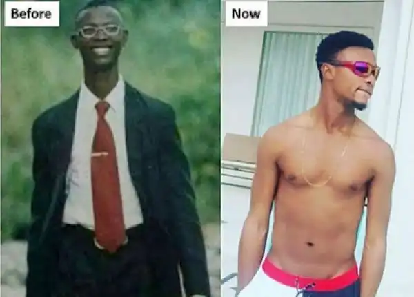 Checkout This Epic Throwback Photo Of Ex-BBA Star, Micheal Bassey